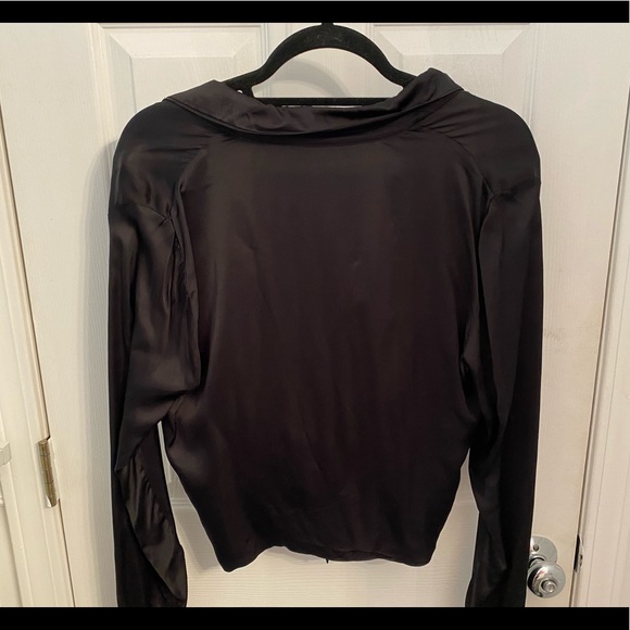Aritzia Wilfred Tie-Front Blouse - Picture 2 of 5